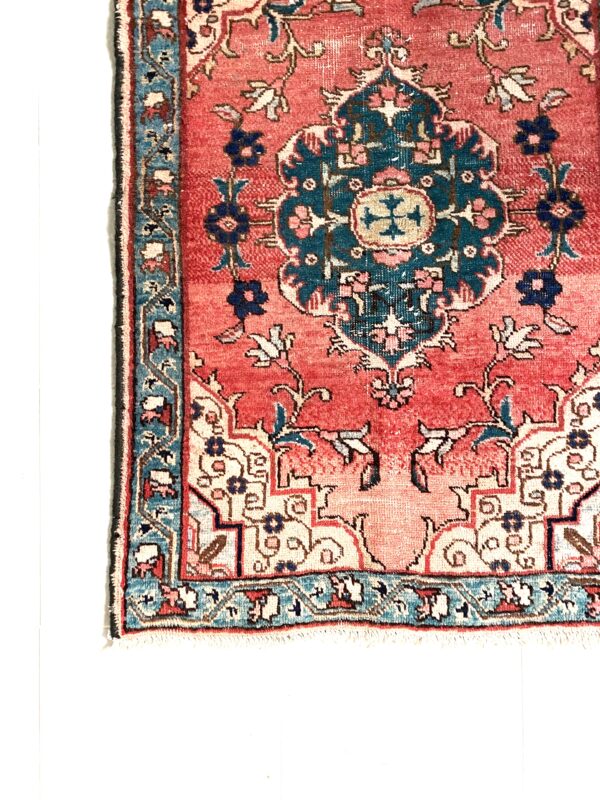 Vintage Accent Rug, Floral Rug, Kitchen, Entryway, 3.5*2.3 Ft