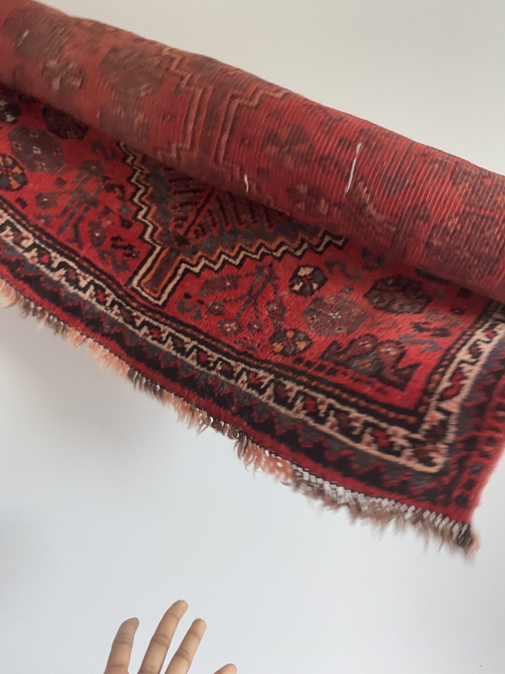 Crimson, Vintage shiraz Rug, 3-6 * 2-6 Feet - Image 4