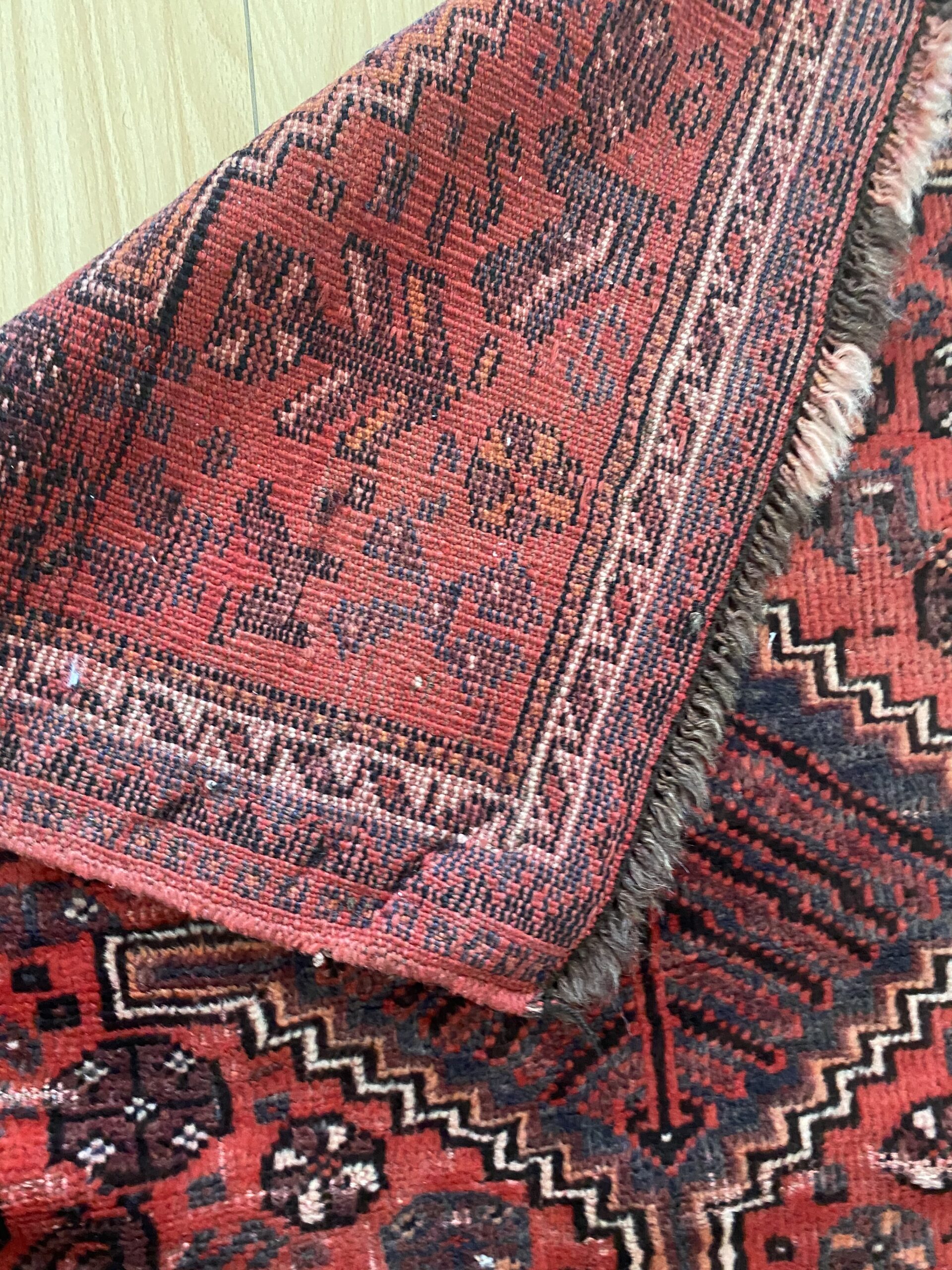 Crimson, Vintage shiraz Rug, 3-6 * 2-6 Feet - Image 6